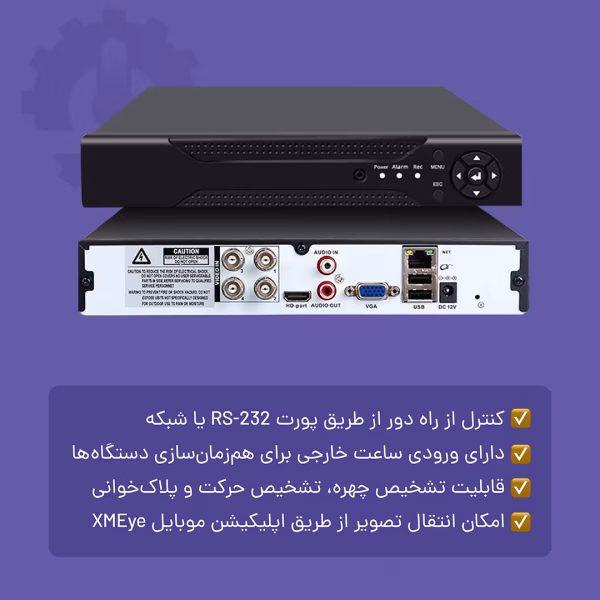 ویژگی‌های دستگاه ۴ کانال نواتک