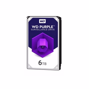 خرید هارد بنفش 6 ترابایت وسترن دیجیتال با گارانتی شرکتی مناسب دوربین مداربسته