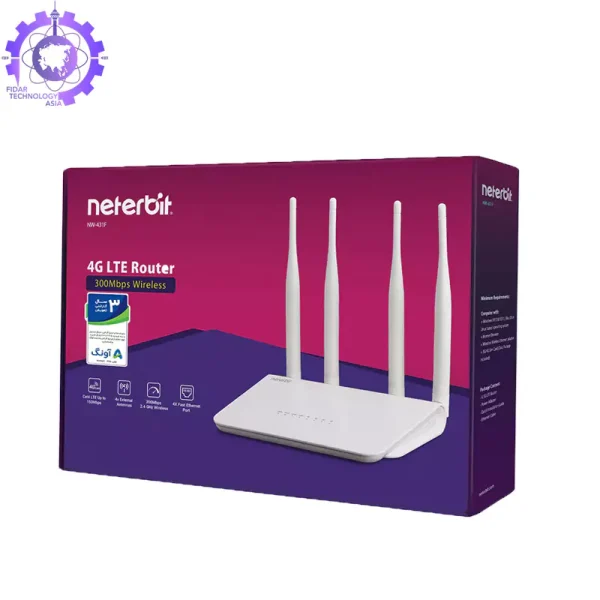 مودم 4G LTE نتربیت مدل NW-431F + گارانتی آونگ