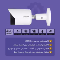 مشخصات فنی دوربین مداربسته داهوا DH‑IPC‑HFW2449S‑S‑LED