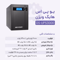 مشخصات فنی یو پی اس هایک ویژن مدل DS-UPS3000